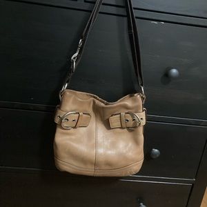 Coach SOHO Brown Leather Convertible Shoulder Crossbody K05Q-1452